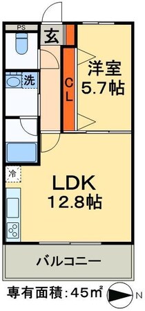 グランド・アルビオンの物件間取画像